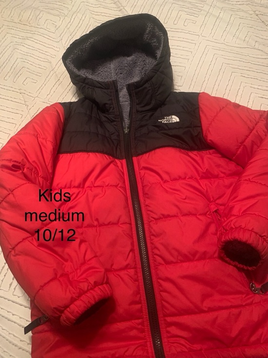 The North Face Other - The North Face Red and Black Kids Puffer Coat